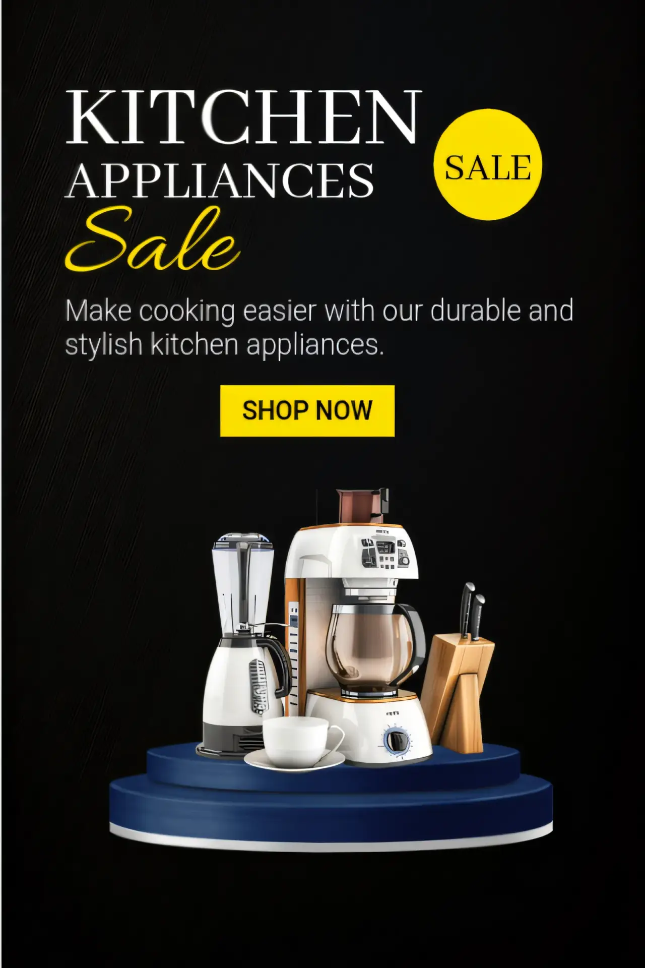 Essential Small Kitchen Appliances for Everyday Convenience A modern kitchen countertop featuring a blender, coffee maker, and toaster, ready for daily use.